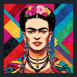 Frida Kahlo Pop Art Portrait – Levendige kleuren Poster<br><div class="desc">Een kleurrijk kunstwerk bedoeld om de ongelooflijke erfenis van Frida Kahlo te vieren. Het is een pop-kunstportret dat haar creativiteit, veerkracht en iconische individualiteit eert. Bekend om haar krachtige zelfportretten, gedurfde omhelzing van de Mexicaanse cultuur en onbevreesde verkenning van identiteit en pijn, was Frida meer dan een kunstenaar - ze...</div>