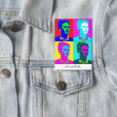 Frida Kahlo Pop Art-portret Button (Insitu)
