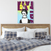 Frida Kahlo Pop Art Portret Canvas Afdruk (Insitu (Slaapkamer))