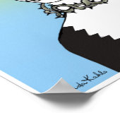 Frida Kahlo Pop Art Portret Poster (Hoek)