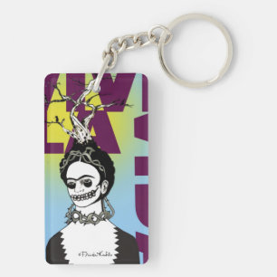 Frida Kahlo Pop Art Portret Sleutelhanger