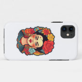 Frida Kahlo Portrait Art Case-Mate iPhone Case (Achterkant (horizontaal))