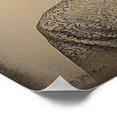  Frida Kahlo Portrait Poster (Hoek)