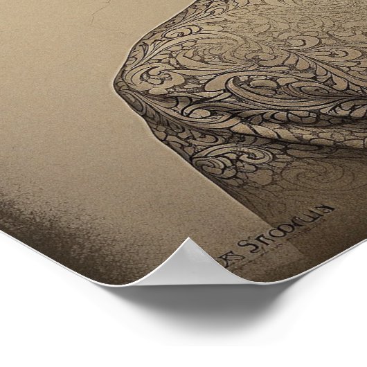  Frida Kahlo Portrait Poster (Hoek)