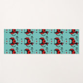 Frida Kahlo portret en schattige Mexicaanse kat Yogamat (Voorkant (horizontaal))