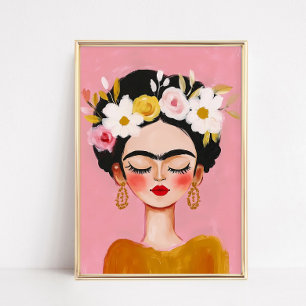 Frida Kahlo portret Perfect Poster