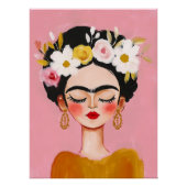 Frida Kahlo portret Perfect Poster (Voorkant)