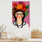 Frida Kahlo poster (Keuken)