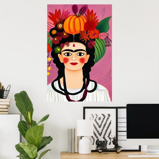 Frida Kahlo poster (Thuiskantoor)