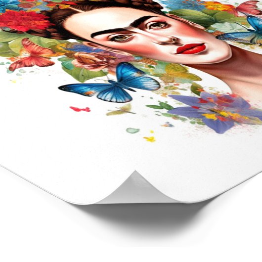 Frida Kahlo Poster (Hoek)