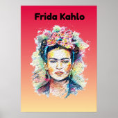 Frida Kahlo Poster papier (mat) (Voorkant)