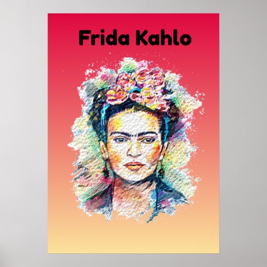 Frida Kahlo Poster papier (mat) (Voorkant)