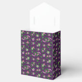 Frida Kahlo | Purlpe Floral Bouquet Pattern Bedankdoosjes (Geopend)