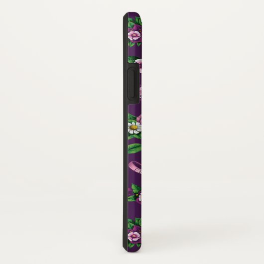 Frida Kahlo | Purlpe Floral Bouquet Pattern Case-Mate iPhone Case (Achterkant / rechts)