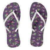 Frida Kahlo | Purlpe Floral Bouquet Pattern Teenslippers (Voetbed)