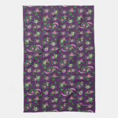 Frida Kahlo | Purlpe Floral Bouquet Pattern Theedoek (Verticaal)