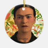 Frida Kahlo Reflejando Keramisch Ornament (Voorkant)