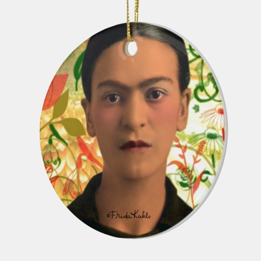 Frida Kahlo Reflejando Keramisch Ornament (Links)
