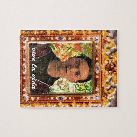 Frida Kahlo Reflejando Legpuzzel (Horizontaal)