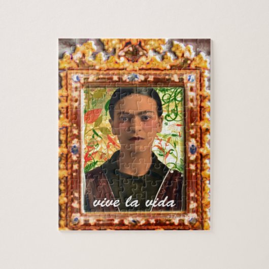 Frida Kahlo Reflejando Legpuzzel (Verticaal)