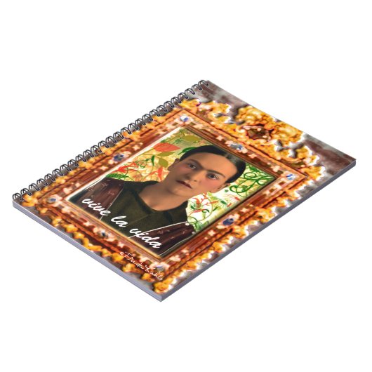 Frida Kahlo Reflejando Notitieboek (Linkerzijde)