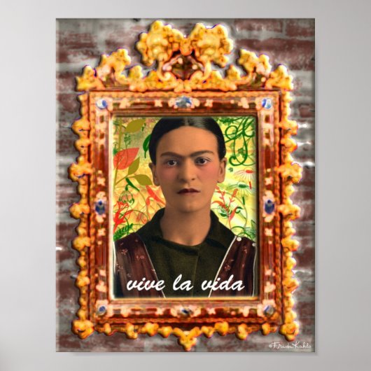 Frida Kahlo Reflejando Poster (Voorkant)