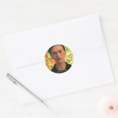 Frida Kahlo Reflejando Ronde Sticker (Envelop)