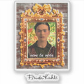 Frida Kahlo Reflejando Sticker (Voorkant)