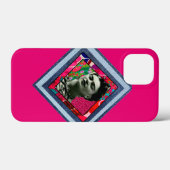 Frida Kahlo Retro Denim Diamond Case-Mate iPhone Case (Achterkant (horizontaal))
