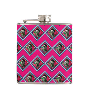 Frida Kahlo Retro Denim Diamond Heupfles