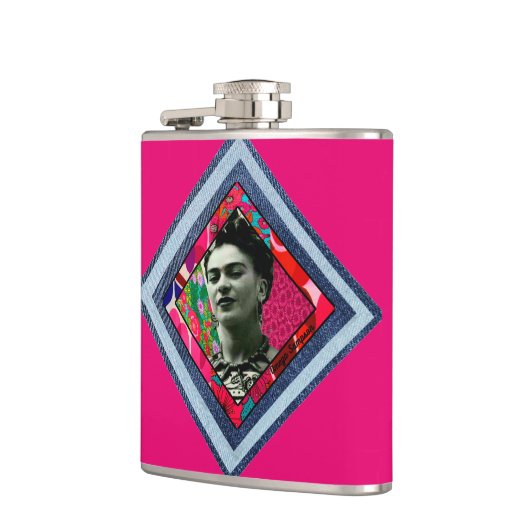 Frida Kahlo Retro Denim Diamond Heupfles (Links)