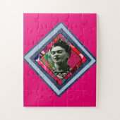 Frida Kahlo Retro Denim Diamond Legpuzzel (Verticaal)