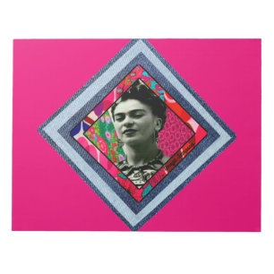 Frida Kahlo Retro Denim Diamond Notitieblok