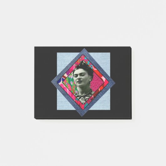 Frida Kahlo Retro Pink Denim Post-it® Notes (Voorkant)