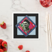 Frida Kahlo Retro Pink Denim Servet (Insitu)