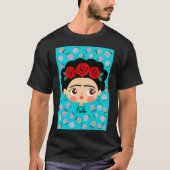 Frida Kahlo - Rozen - D8 Classic Essential T-Shirt (Voorkant)