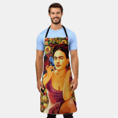 frida kahlo schort (Gedragen)