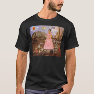 Frida Kahlo Self Portrait langs Boarder Line b T-shirt