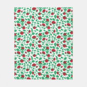 Frida Kahlo | Skulls en Rozen Fleece Deken (Voorkant)