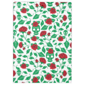 Frida Kahlo | Skulls en Rozen Klembord (Achterkant)