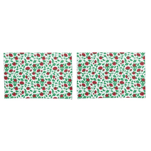 Frida Kahlo | Skulls en Rozen Kussensloop (Voorkant-Set)