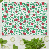 Frida Kahlo | Skulls en Rozen Theedoek (Gevouwen)