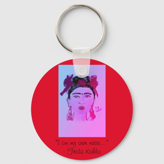Frida Kahlo Sleutelhanger (Voorkant)