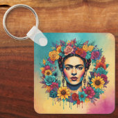 Frida Kahlo Sleutelhanger (Voorkant)