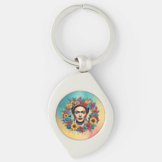 Frida Kahlo Sleutelhanger (Voorkant)