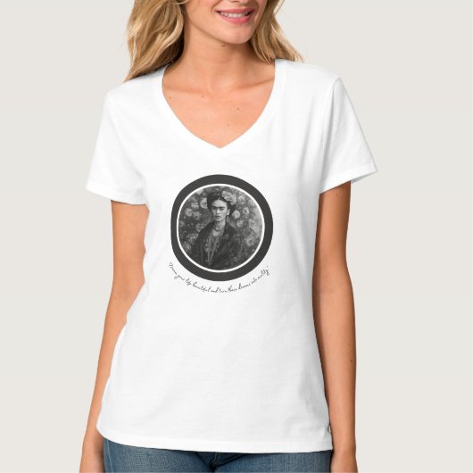 Frida Kahlo T-Shirt, Frida Kahlo Shirt, Frida  T-shirt (Voorkant)