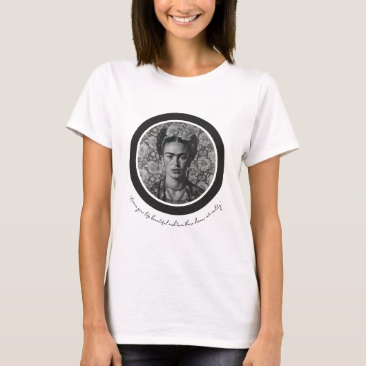 Frida Kahlo T-Shirt, Frida Kahlo Shirt, Frida  T-shirt (Voorkant)