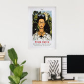 Frida Kahlo tentoonstelling poster vintage kunstpr (Thuiskantoor)