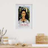 Frida Kahlo tentoonstelling poster vintage kunstpr (Keuken)