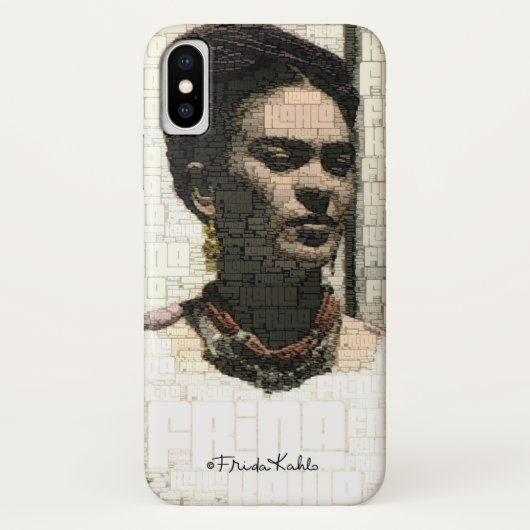 Frida Kahlo Textile Portrait Case-Mate iPhone Case (Achterkant)